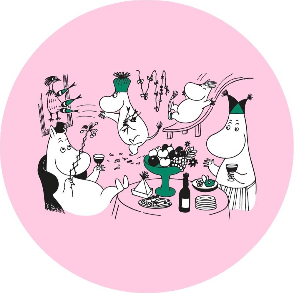 Moomin 80 Ø21 cm Rosa