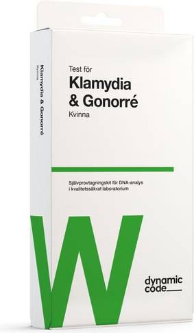 Dynamic Code Test for Klamydia Gonorré Kvinna
