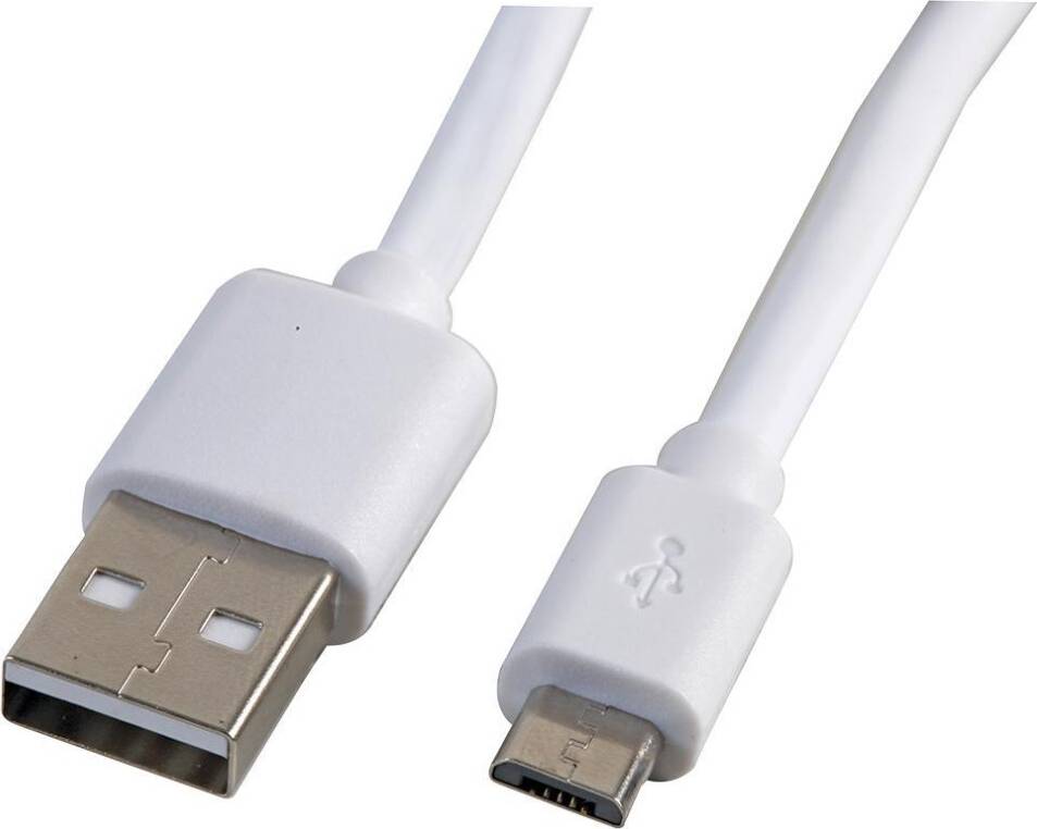 Pro Signal 1.8m White Micro USB Cable