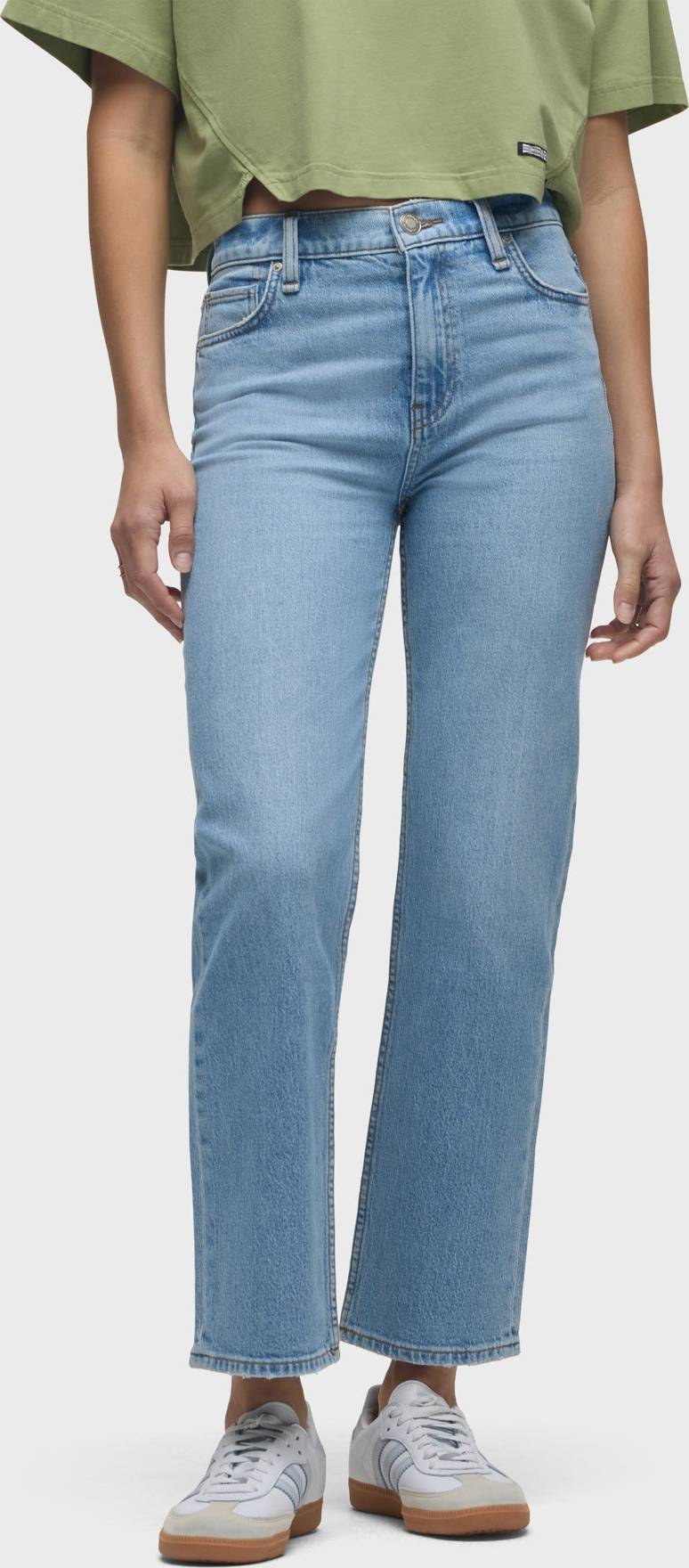 High-Rise Straight Ankle Jean