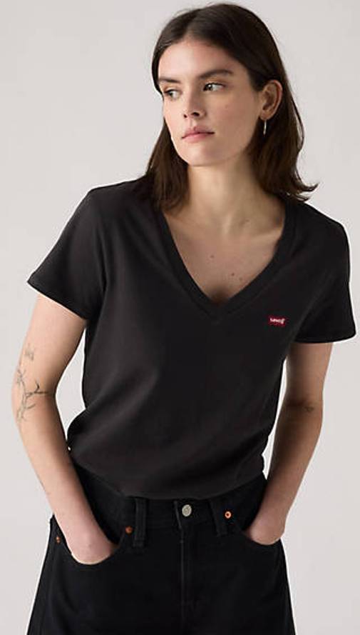 Levi's Perfect Vneck Tees Multi Patterned - Multi/Patterned