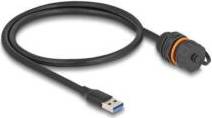 DeLock USB Forlængerkabel 60cm Sort