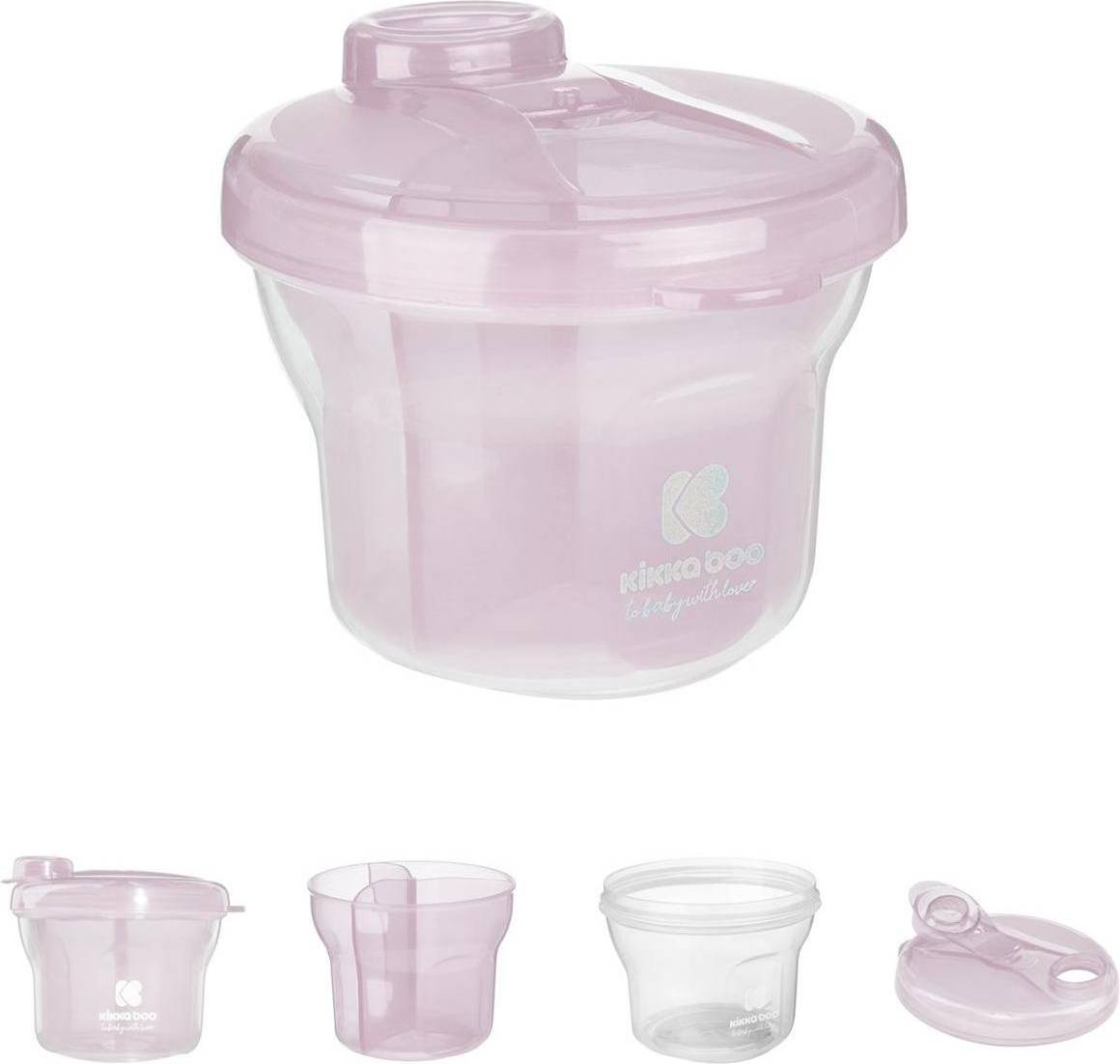 Compartmentalized Container Milk Powder Snacks 240 ml