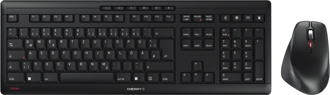 Stream Desktop Comfort Wireless Keyboard And Mouse Set