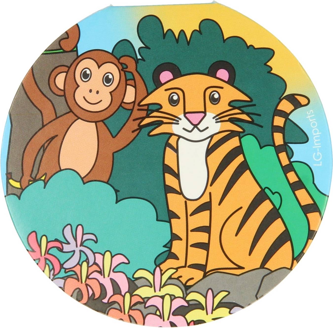 Single Round Wild Animals Design Notebook 8cm