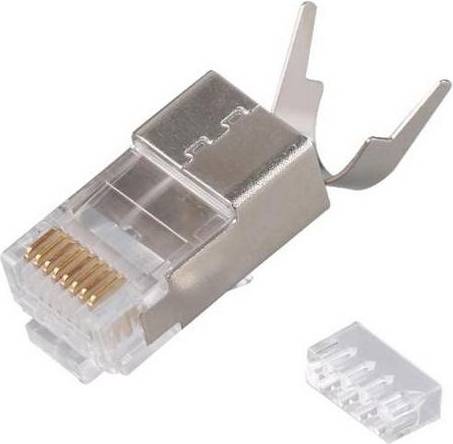 Equip Stecker Cat 8 RJ45 50er Set Grau