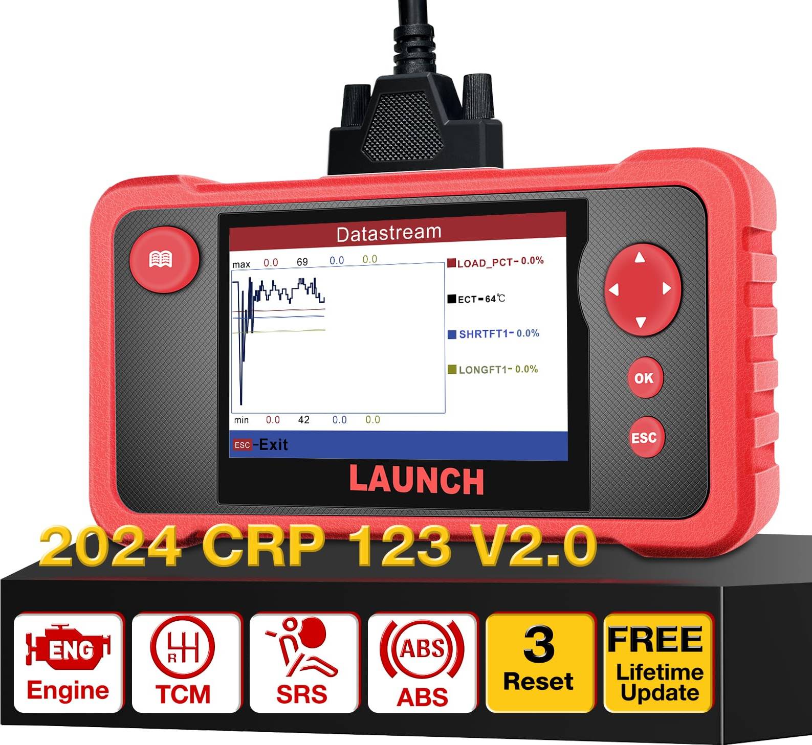 CRP123 V2.0 OBD2 Code Reader Scanner