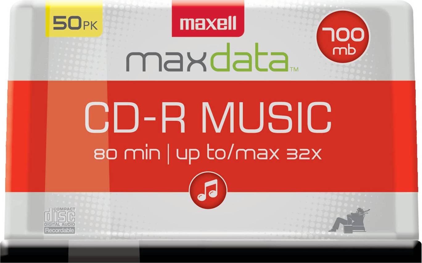 Cd r Maxell CD-R Music Spindle 50-Pack