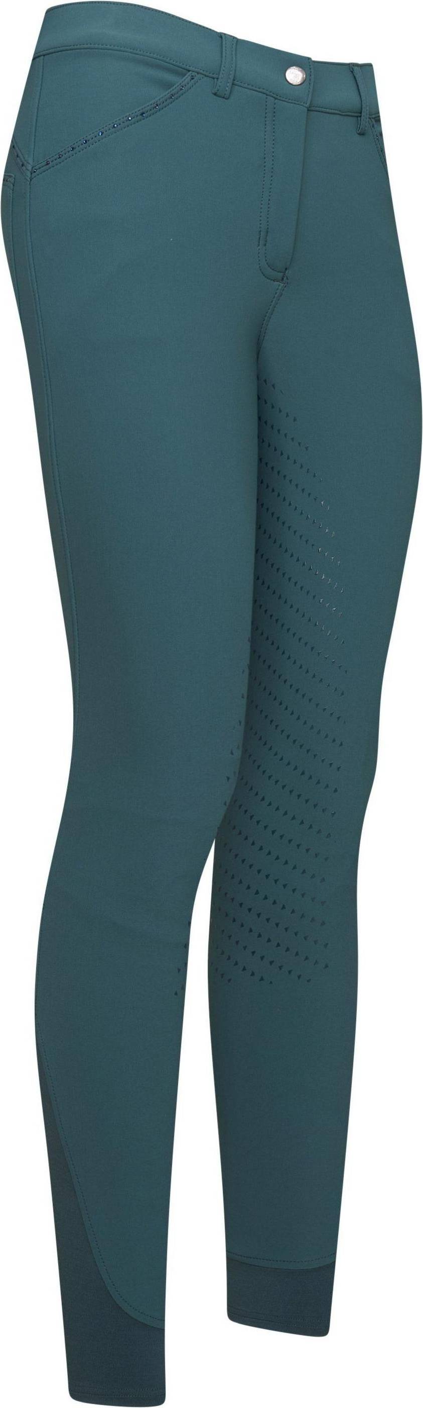 Easy Rider Full Grip Riding Trousers Elodie Diamond - Bleu