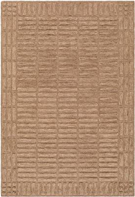 Ebern Designs Brown 2'6" x 8' Area Rug Wool