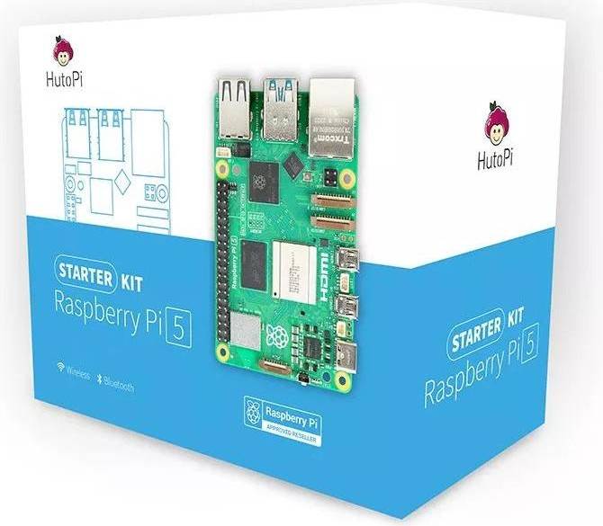 Raspberry pi 5 HutoPi Raspberry Pi 5 Starter Kit 16GB