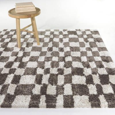Plush area rugs Balta Rugs 7'10" x 10' Checkered Plush Area Rug