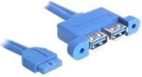 DeLock USB 3.0 Pin Header 45cm Blue