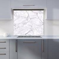 Warren Reed Light Grey Marble Effect Kitchen Splashback 600mm x 650mm Splash Guard