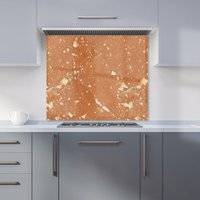 Warren Reed Pale Terracotta Quartz Effect Kitchen Splashback 600mm x 750mm Splash Guard