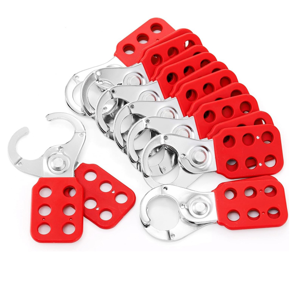 8 Pack Lock Out Tag Hasp 1 Inch