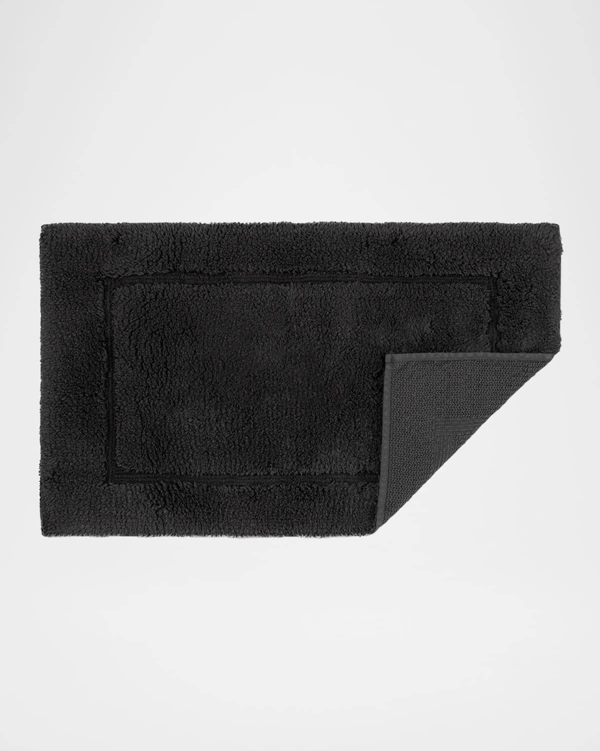 Matouk Milagro Large Bath Rug Charcoal Gray