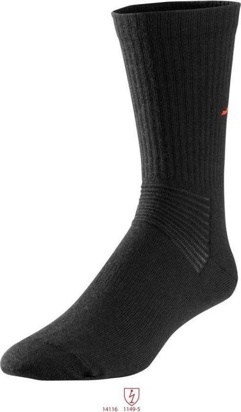 Snickers Workwear ProtecWork Lette Uldstrømpe 9262 - Sort