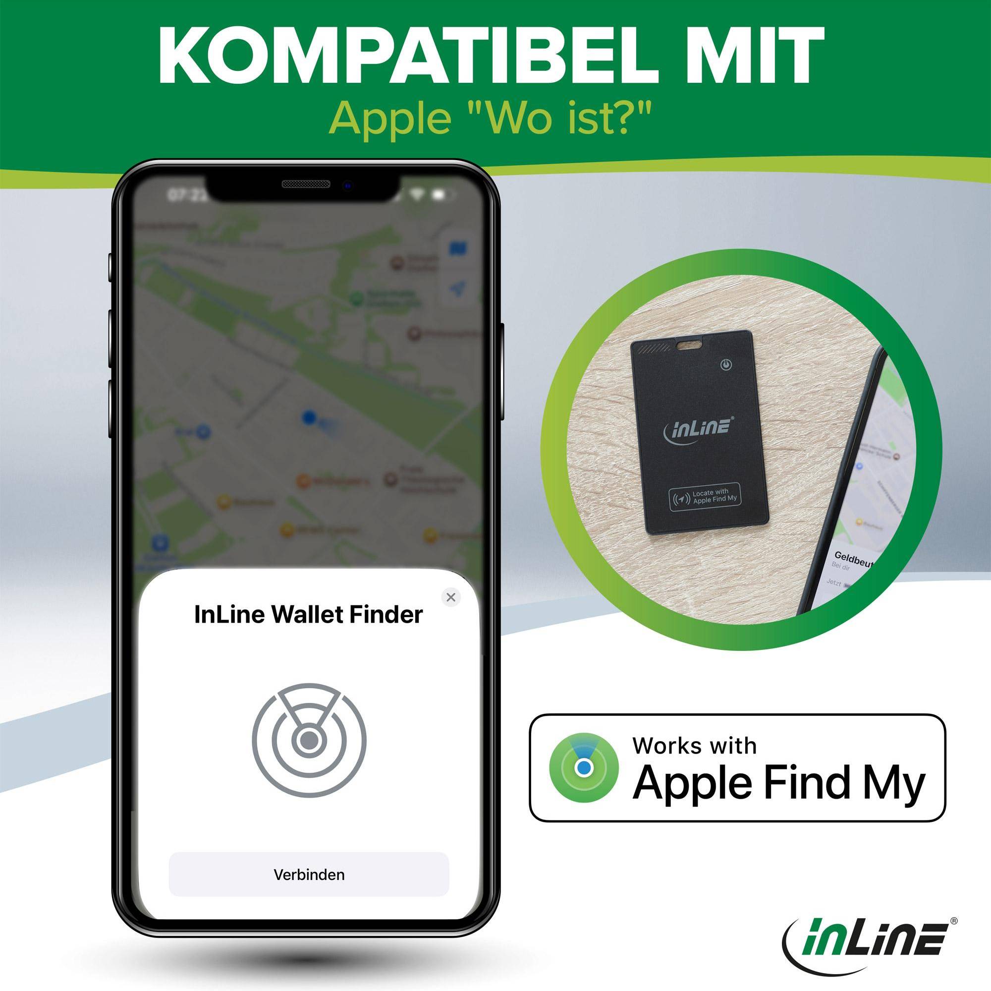 InLine Wallet Finder Smart Card 100mAh
