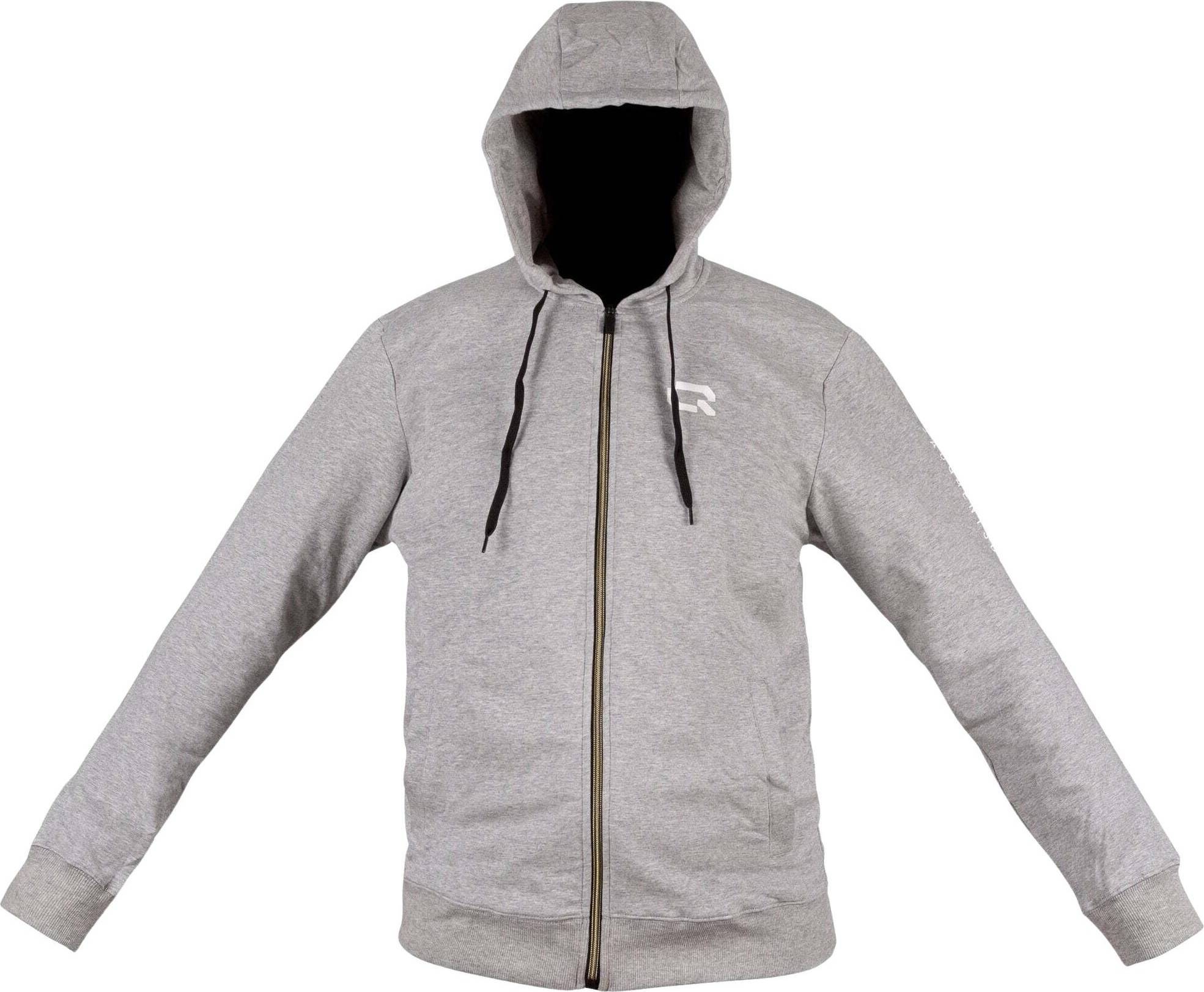 Hooded Sweatshirt Met Rits Explore - Gris