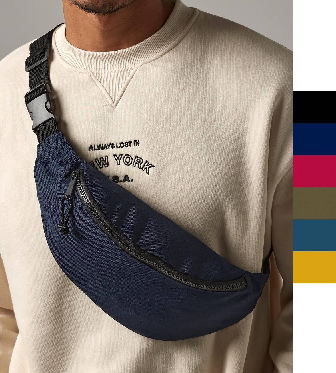 Borsa Banana Materiali Riciclati - Rouge