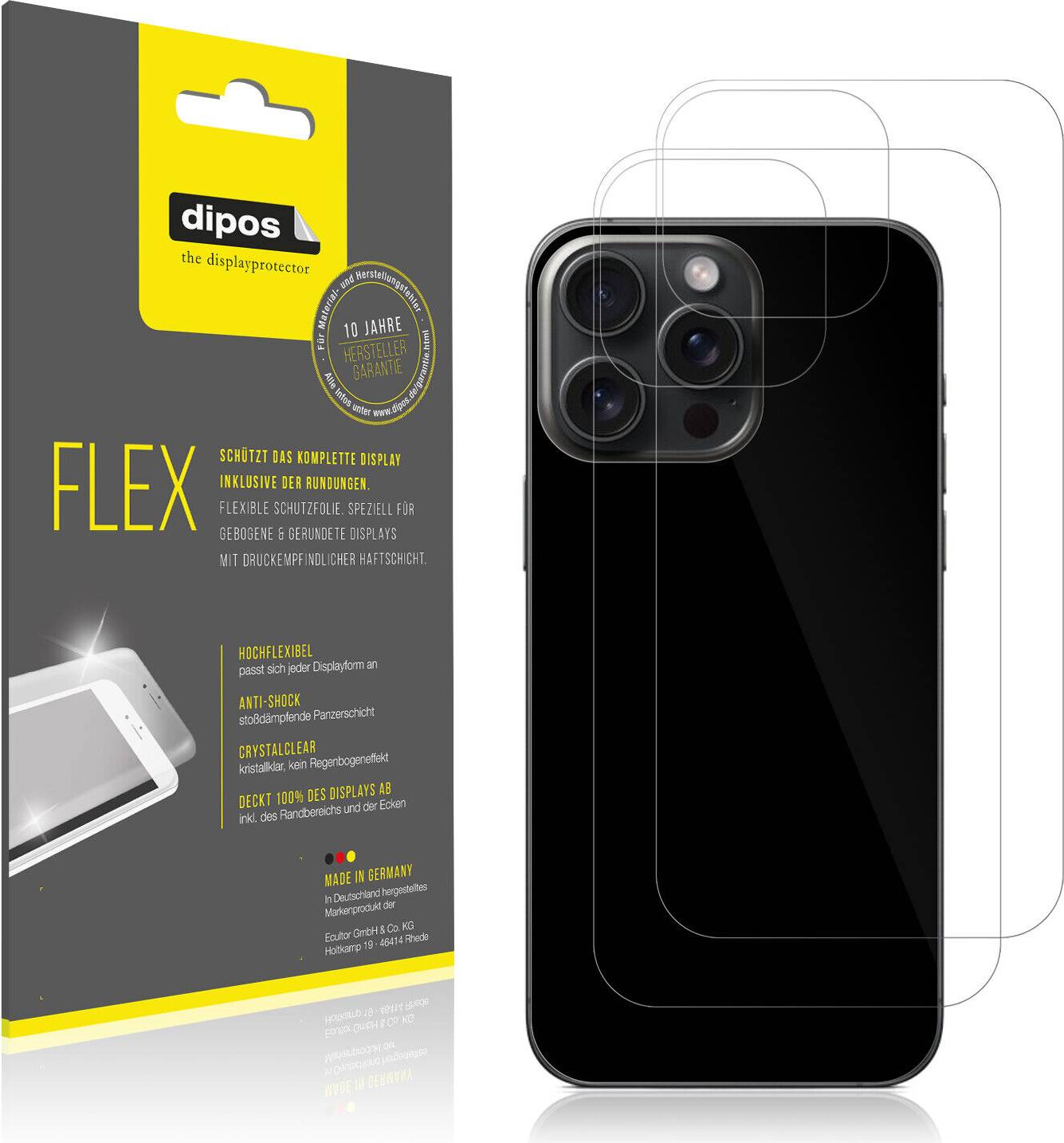 Dipos Screen Protector iPhone 15 Pro Max
