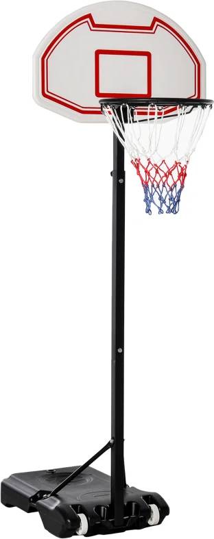 Homcom Adjustable Basketball Stand Backboard Portable