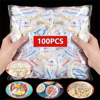 Shein Reusable Elastic Food Bowl Protective Covers Set Kitchen Storage