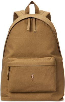 Polo backpack Polo Ralph Lauren Men's Canvas Backpack - Rustic Tan