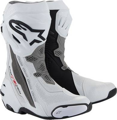 Alpinestars supertech r boots Alpinestars Supertech R Vented Vit Grå Herrar - Vit/Grå