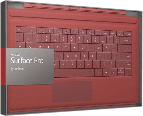 Microsoft surface keyboard Microsoft Surface Pro Type Cover Keyboard Red