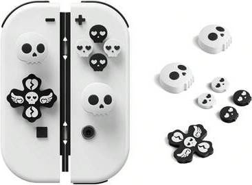 Shein Skull Pattern Direction Keys And ABXY Button Caps