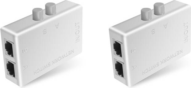 Tlily Mini 2 Port RJ45 Network Switch