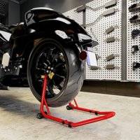 Wheel stand Homcom Motorcycle Rear Wheel Stand 544kg - Red