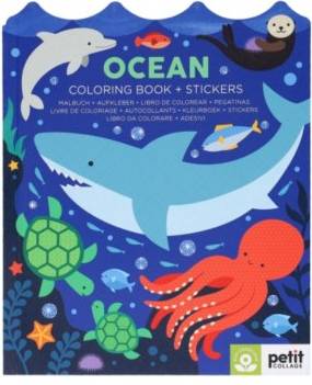 Ocean Coloring Book Stickers