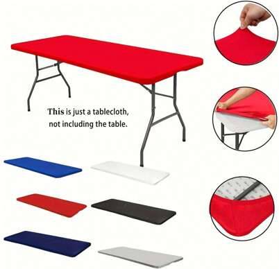 Shein Stretchable Polyester Washable Tablecloth Multicolour