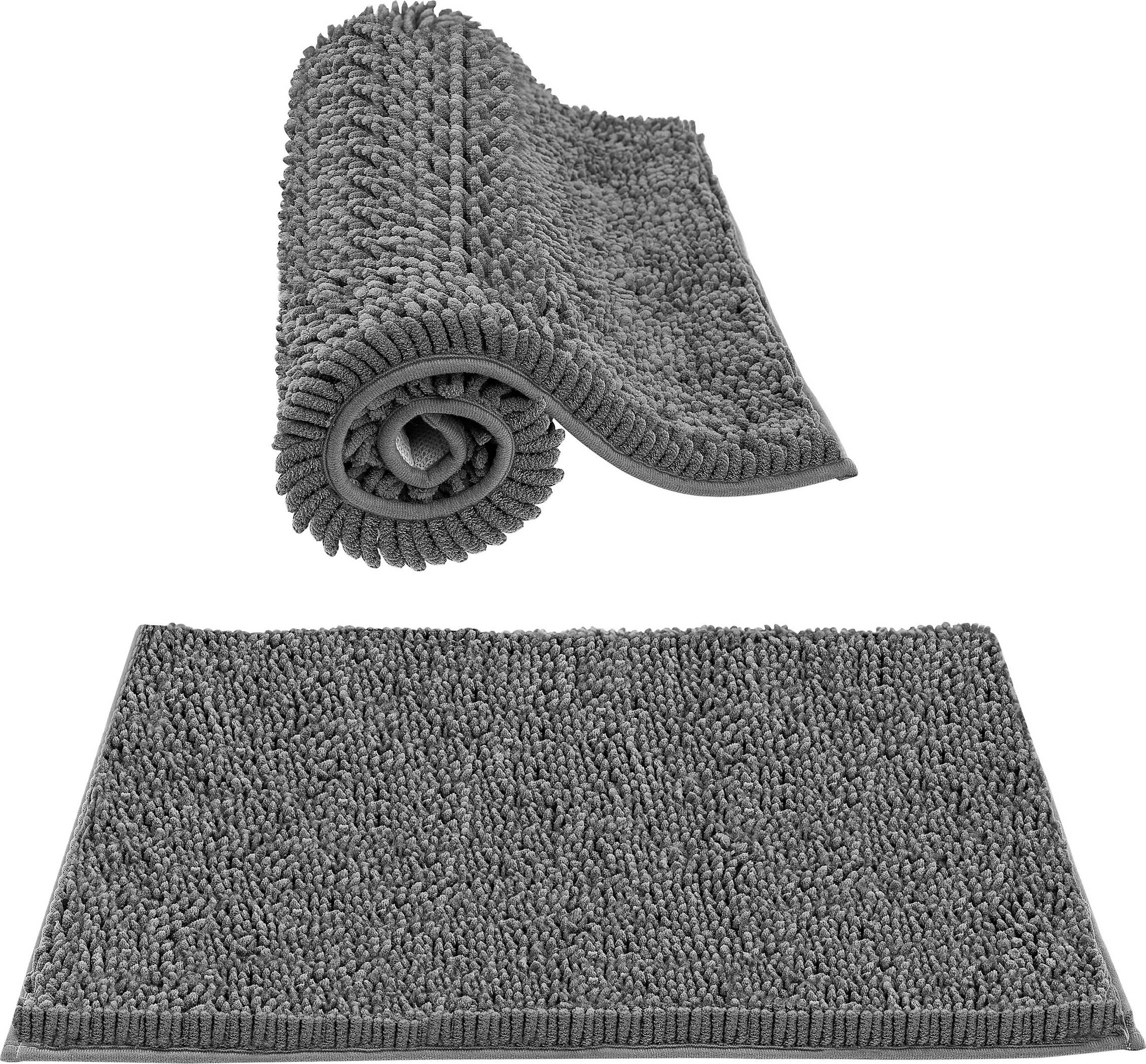 Crystals Non Slip Bath Mat Water Absorbent Rug