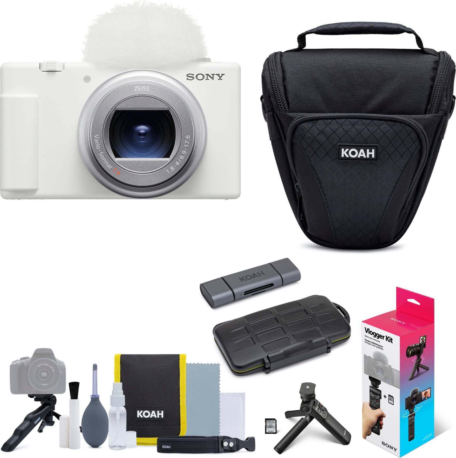 Sony camera vlog Sony ZV1 II Vlog Camera ACCVC1 Accessory Kit