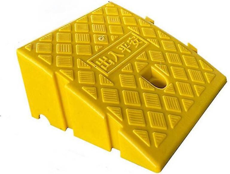 Bike ramp Yellow Lightweight Plastic Curb Ramp