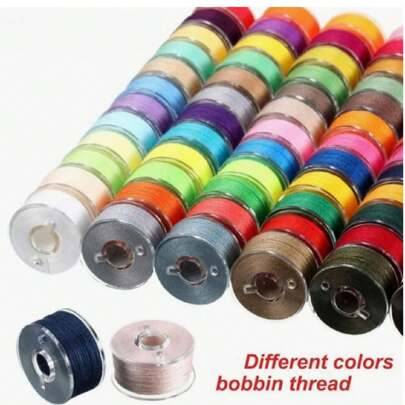 Mini sewing machine Shein 20pcs Mini 20-Color Sewing Machine Bottom Thread