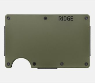 Ridge wallet The Ridge Wallet Cash Strap - Matte Olive