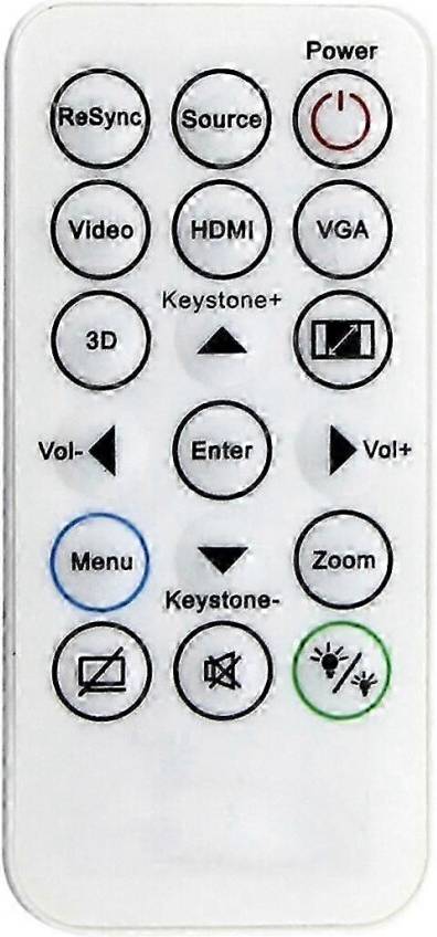 Kikidex Remote Control for Optma Projector IR29033