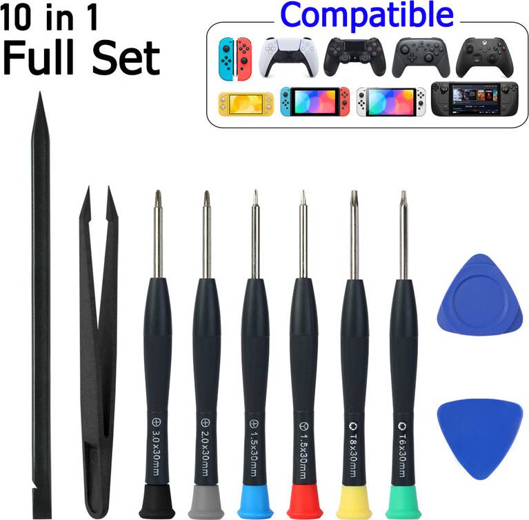 Steam deck oled Maxpower Full Set 10in1 Controller Disassembly Kit