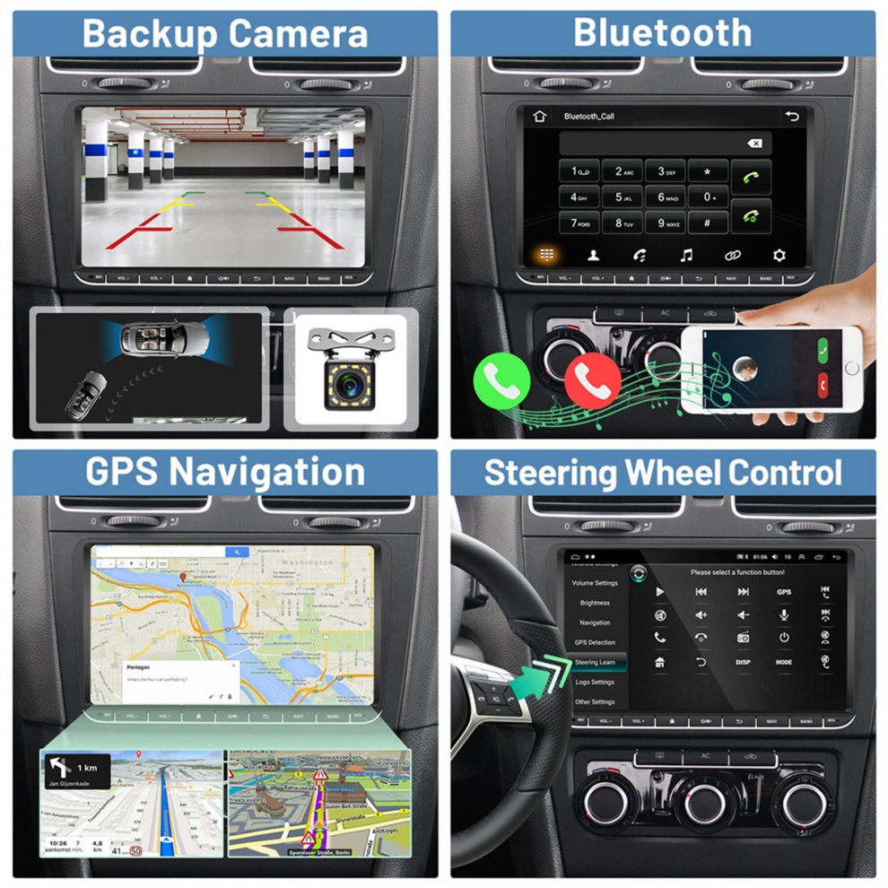 Melitt Android Multimedia Player 2Din 9 Inch Car Radio