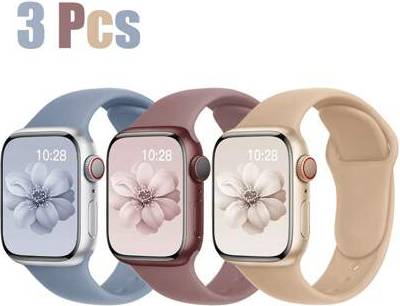 Shein 3pcs Compatible Watch Straps Set