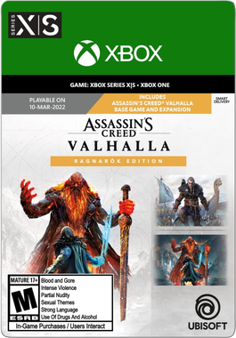 Assassin's creed xbox Valhalla Ragnarök Edition Ubisoft Assassins Creed