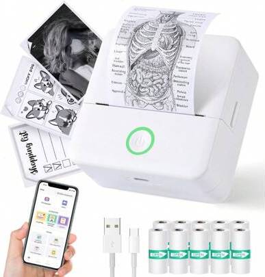 Shein Thermal Mini Portable Inkless Printer