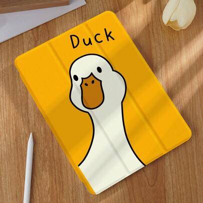Shein Cartoon Duck Pattern Protective Case IPad 7 8 9 10.2 Inch