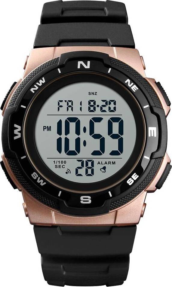 Waterproof Man Digital Large Display Watch