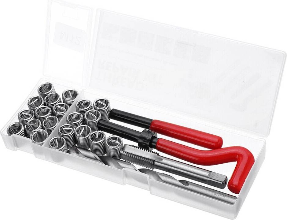 Greenzech 25pcs M12 Thread Repair Tool Kit